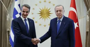 Erdoğan - Miçotakis görüşmesi bitti