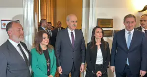 Numan Kurtulmuş DEM Parti'yi ziyaret etti