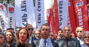 CHP Genel Başkanı Özgür Özel, "3 Fidan Anması" törenine katıldı