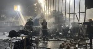 Antakya'da zeytinyağı fabrikasında yangın