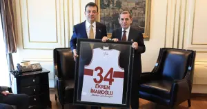 Dursun Özbek'ten Ekrem İmamoğlu'na ziyaret