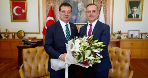Ekrem İmamoğlu, Sancaktepe Belediye Başkanı Alper Yeğin’i ziyaret etti