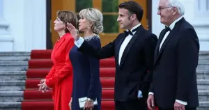Fransa Cumhurbaşkanı Macron, Almanya'da