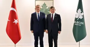 Mansur Yavaş'tan Ahmet Davutoğlu'na ziyaret