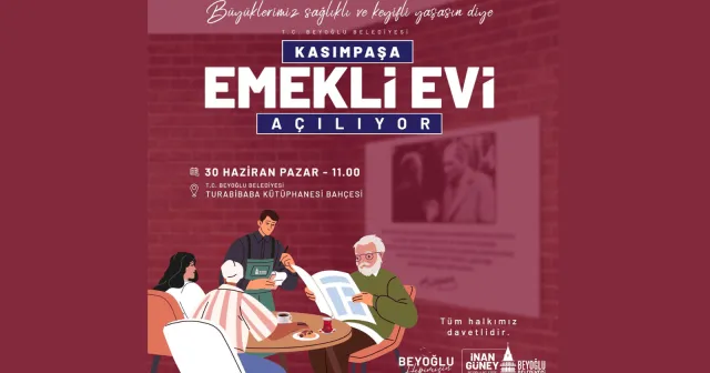 Beyoğlu Belediyesi'nin ilk "Emekli Evi" kapılarını açıyor