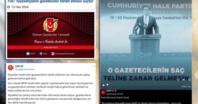 Türkiye Gazeteciler Cemiyeti kimi kınadı?