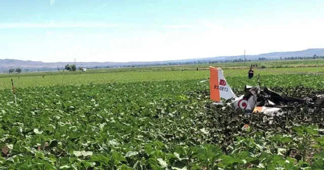 Kayseri'de askeri eğitim uçağı düştü: 2 pilot şehit oldu