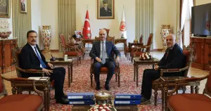 Türkiye İşçi Partisi heyeti, Numan Kurtulmuş ile görüştü