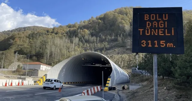 Bolu Dağı Tüneli'nin İstanbul yönü kapatıldı