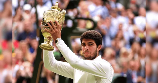 Carlos Alcaraz Wimbledon'da tek erkeklerde şampiyon oldu