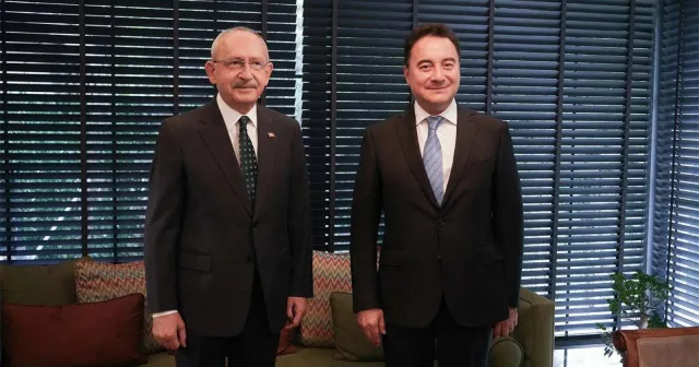 Babacan Kılıçdaroğlu'nu ziyaret etti