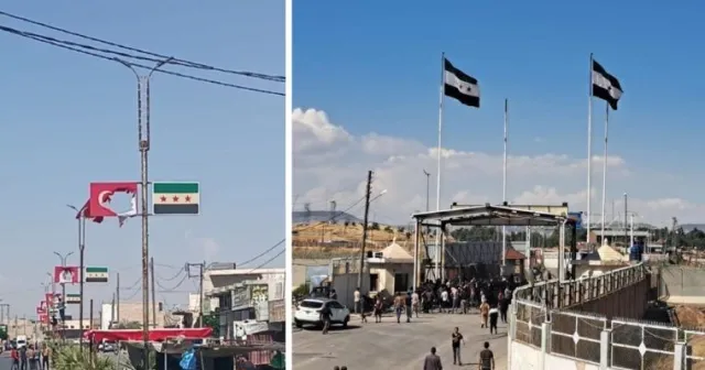 Suriye’nin kuzeyinde Türkiye’ye yönelik protesto