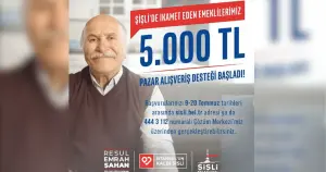 Şişli Belediyesi emeklilere pazar desteği verecek