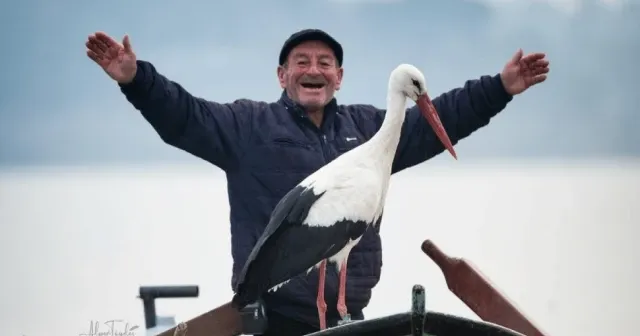 Mart ayında gelen "Yaren" leylek göç yoluna çıktı