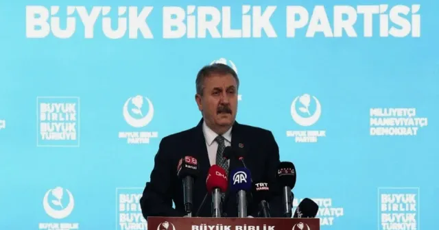 Mustafa Destici: Problemleri çözecek olan yine Cumhur İttifakı’dır