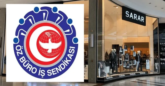 Öz Büro İş Sendikası üyesi işçiler, 69 Sarar mağazasında yarın greve başlıyor