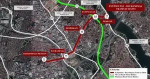 Eyüpsultan-Bayrampaşa Tramvay Hattı’nın yapımına başlandı
