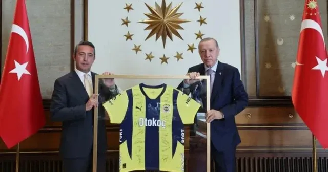 Ali Koç ve Fenerbahçe yönetimi, Cumhurbaşkanı Erdoğan ile bir araya geldi