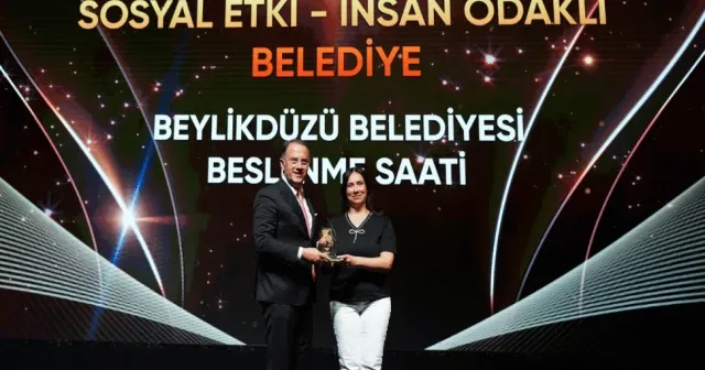 Beylükdüzü Belediyesi’nin “Beslenme Saati” uygulamasına ödül verildi 