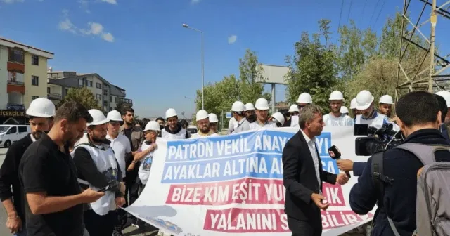 Fernas maden işçilerine polis müdahalesi: İşçiler gözaltına alındı