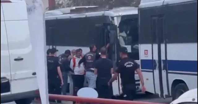 Polonez işçilerine ters kelepçeli gözaltı