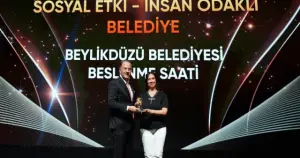 Beylükdüzü Belediyesi’nin “Beslenme Saati” uygulamasına ödül verildi 