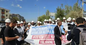 Fernas maden işçilerine polis müdahalesi: İşçiler gözaltına alındı