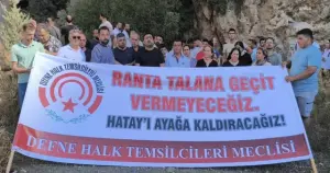 Hatay’daki yüz yıllık Dekuk Şelalesi, taş ocağı firmasının kontrolsüz patlatması sonucu tahrip oldu