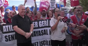 Polonez işçilerine Cemal Enginyurt ve Sera Kadıgil’den destek