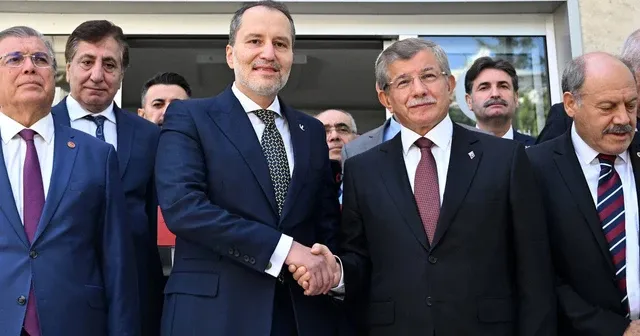 Ahmet Davutoğlu ve Fatih Erbakan'dan "ittifak" açıklaması