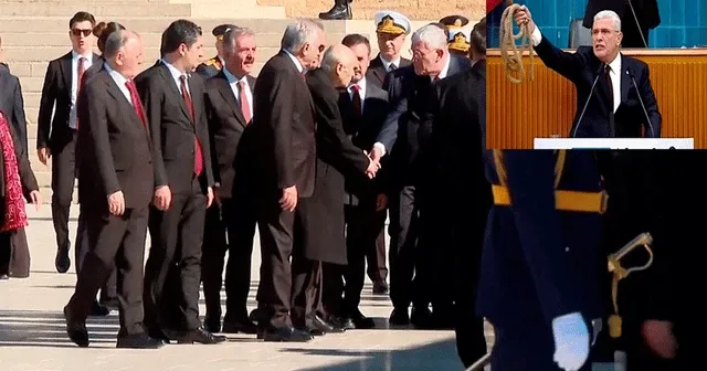Bahçeli ile el sıkışan Müsavat Dervişoğlu’ndan açıklama