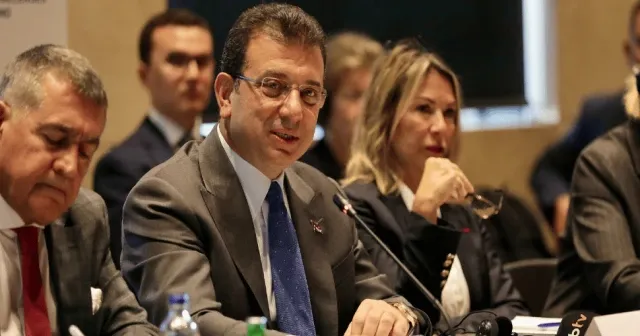 Ekrem İmamoğlu, "Institut Du Bosphore" toplantısında konuştu