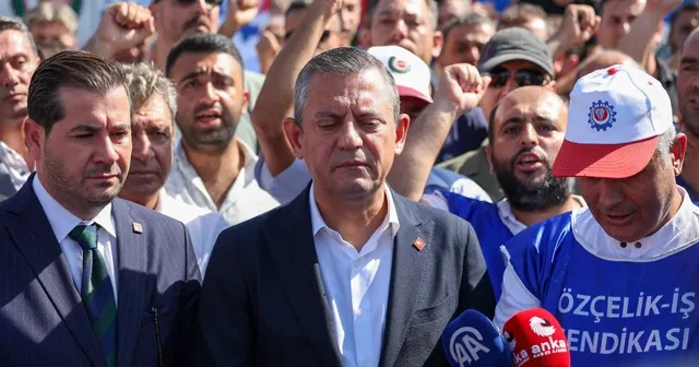 Özgür Özel'den grev yapan Yolbulan Metal işçilerine destek