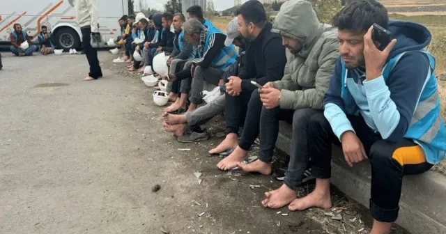 Soma’dan Ankara’ya yürüyen Fernas işçilerine Ankara girişinde polis engeli