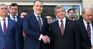 Ahmet Davutoğlu ve Fatih Erbakan'dan "ittifak" açıklaması