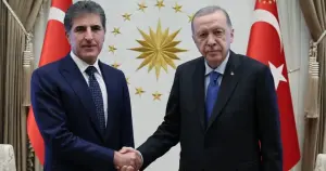 Cumhurbaşkanı Erdoğan, IKBY Başkanı Barzani ile görüştü