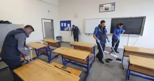 İBB bir hafta içinde 64 bin öğrencinin öğrenim gördüğü okulları temizledi