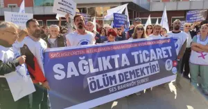 Sağlık ve Sosyal Hizmet Emekçileri Sendikası "yenidoğan çetesi"ni protesto etti