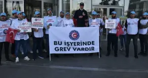 Sarar giyimdeki  grev İstanbul’da