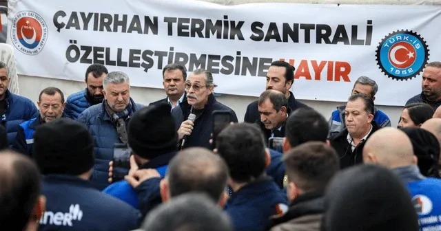 Çayırhan’daki madencilerin eylemine Erdal Beşikçioğlu’ndan destek