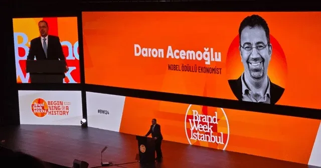 Daron Acemoğlu Brand Week Istanbul sahnesindeydi