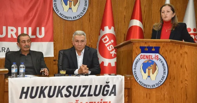 DİSK Başkanı Arzu Çerkezoğlu Genel-İş yöneticilerinin gözaltına alınmasına ilişkin konuştu