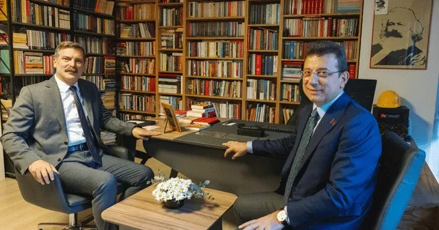 Ekrem İmamoğlu, Erkan Baş'ı ziyaret etti: "Direnişimizi devam ettiriyoruz"