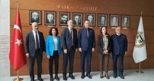 DEM Parti Eş Genel Başkanları, Türkiye Barolar Birliği Başkanı Sağkan’ı ziyaret etti
