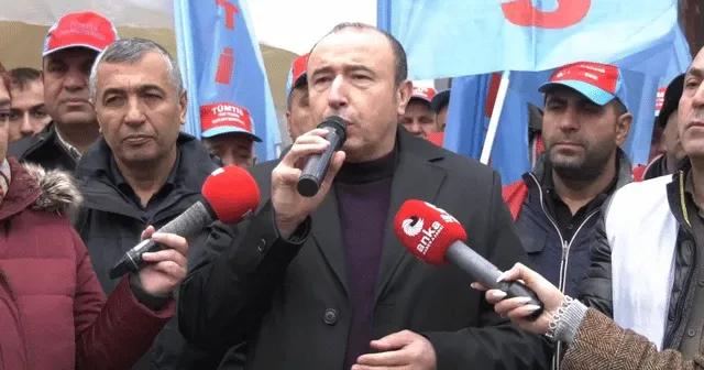 Açlık grevindeki Polonez işçilerine Türk-İş'ten destek