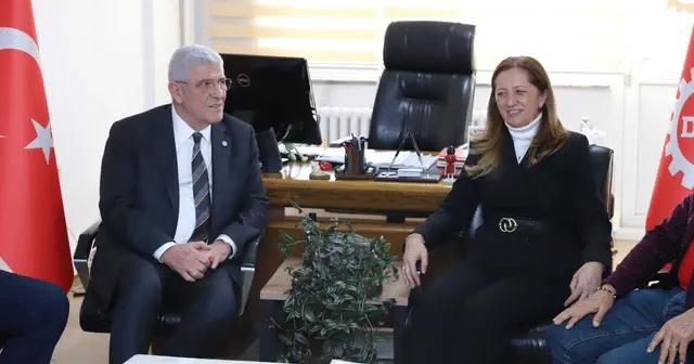 Dervişoğlu, DİSK Genel Başkanı Arzu Çerkezoğlu'nu ziyaret etti