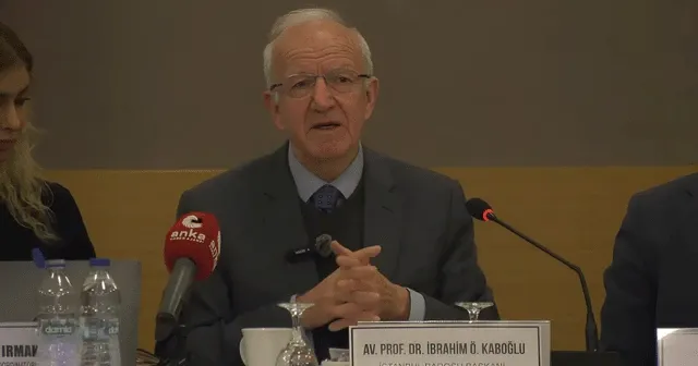 İbrahim Kaboğlu: "Yönetenlere yandaş olanlar ve olmayanlar arasında eşit yönetimin olmadığını, deprem sonrası tanık olduğumuz adalet arayışında çok acı biçimde gördük"