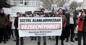 Hacettepe Üniversite'nde eylem yapan öğrencilere soruşturma