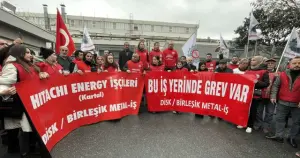Metal işçileri Hitachi'de grevi başlattı