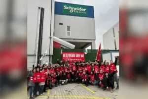 Schneider Elektrik ve Grid Solutions metal işçileri greve başladı